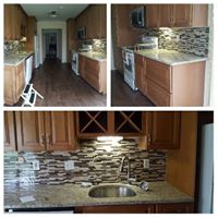 Tiled backsplash