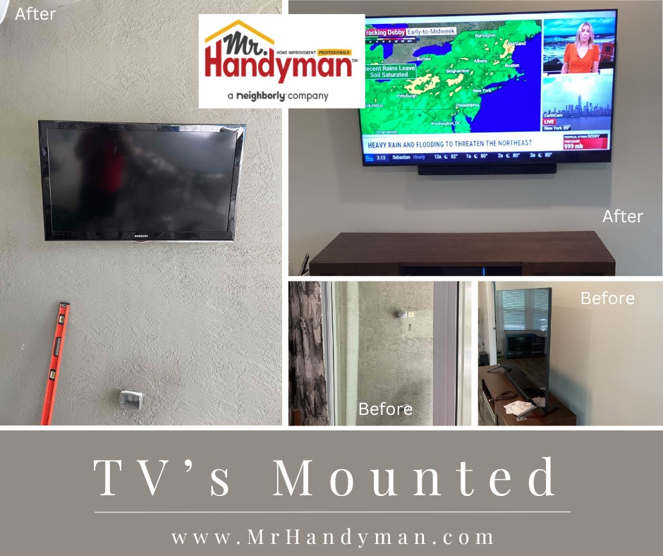Wall mounted TV