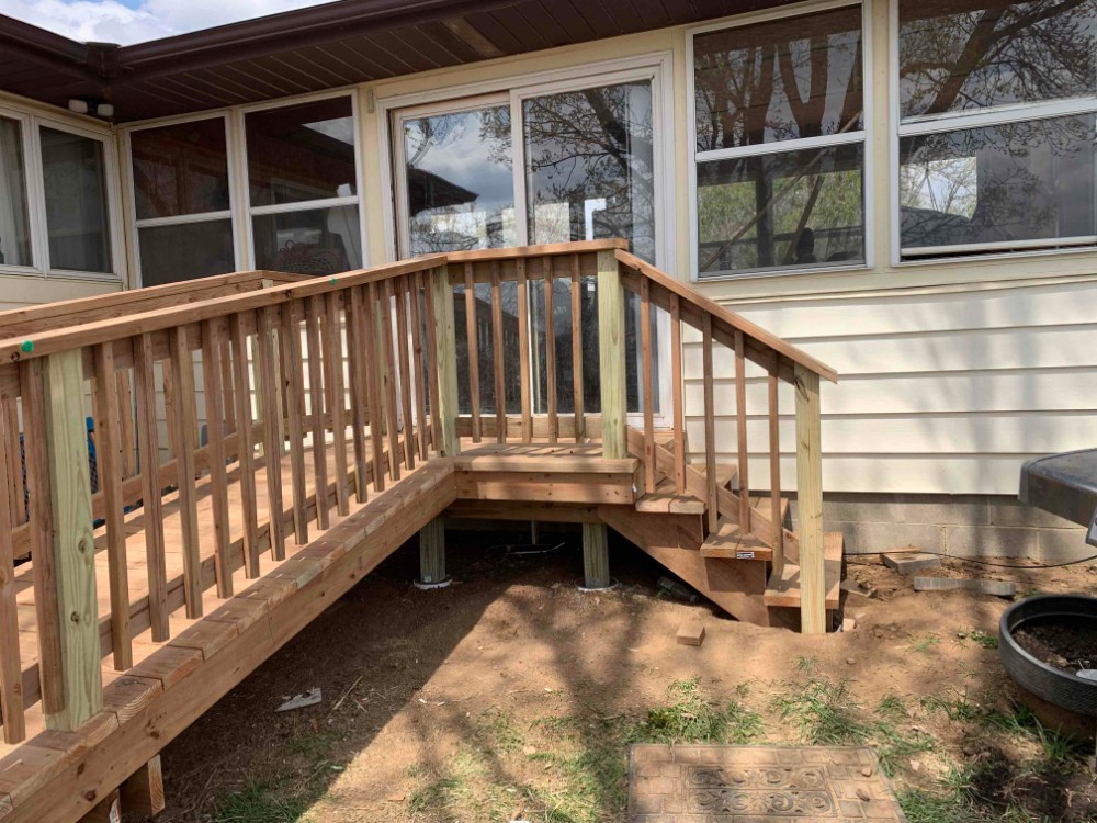 Wheel Chair Ramp Build in Papillion, NE