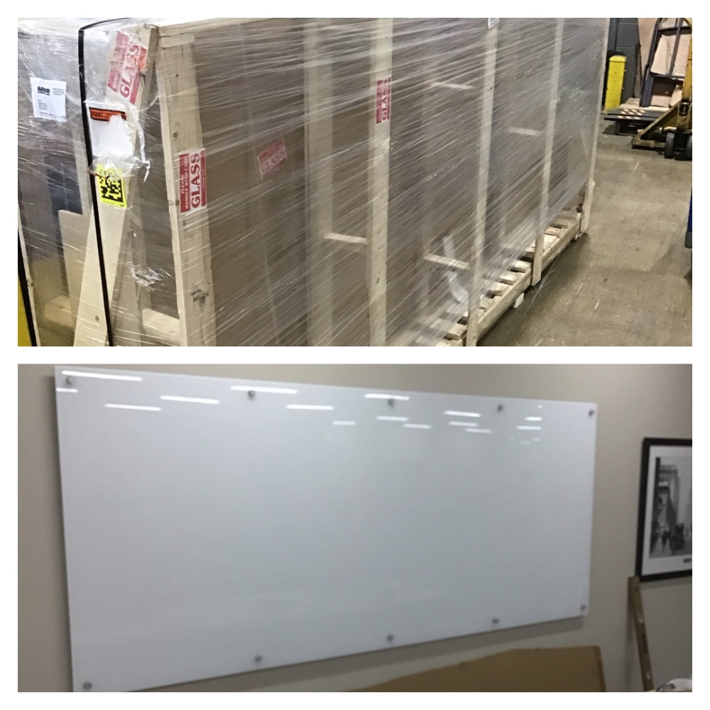 Whiteboard installation