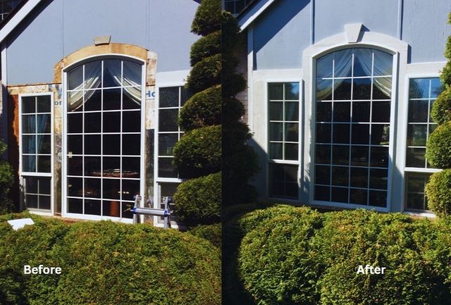 Window trim repairs