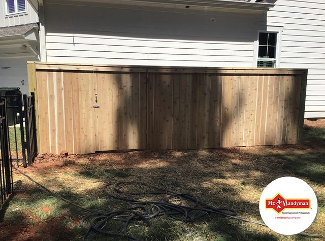 new fence installation