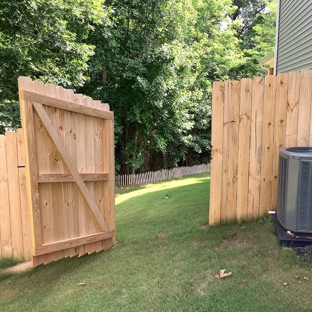 fence repair to wooden