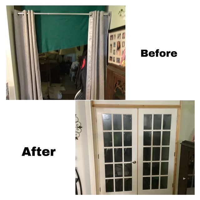 white french doors