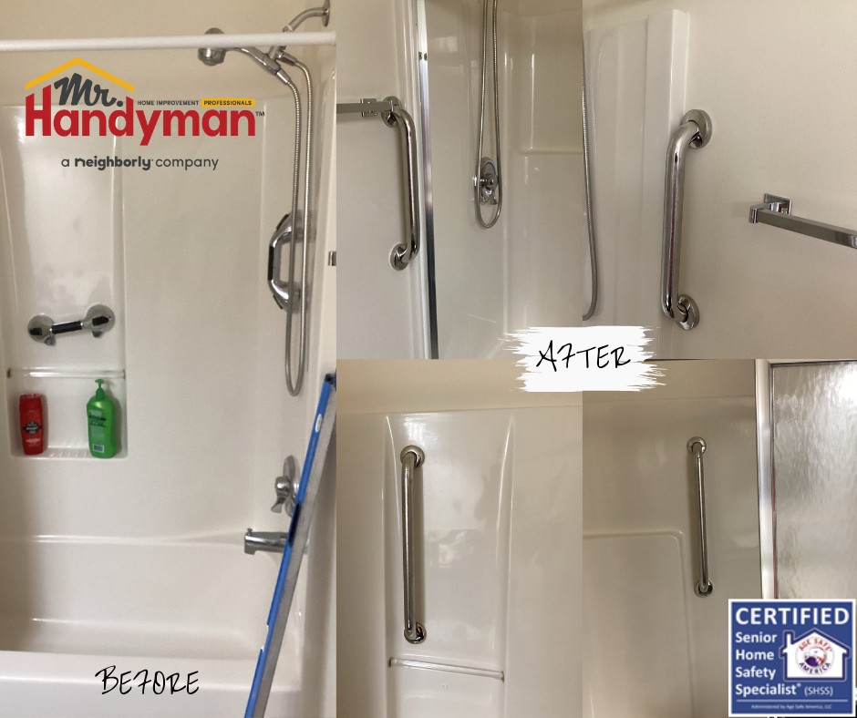 installed 4 grab bars