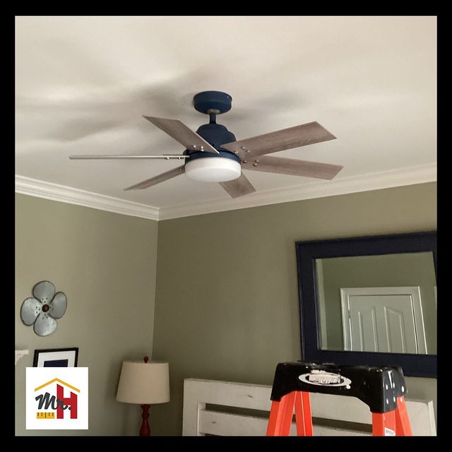 light fixture installed