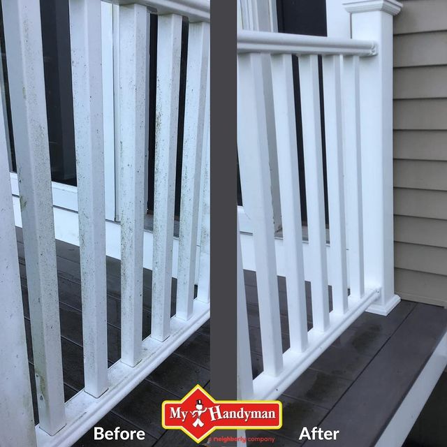 outdoor railing update