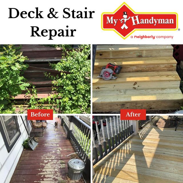 porch and stair repair