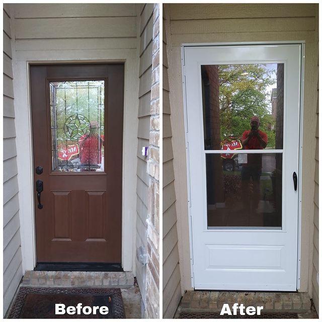 storm door install