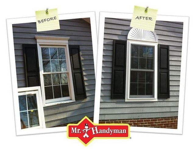 window frames and shutters