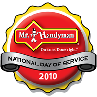 Mr. Handyman 2010 National Day of Service Logo.