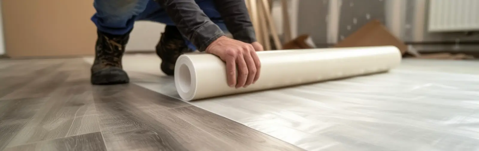 Prepping for vinyl plank flooring installation