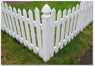 Vinyl Fence.