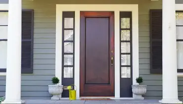 Recently rendered exterior door repair services for residential.