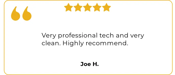Testimonial from a Mr. Handyman of Mooresville customer satisfied with our professional work.