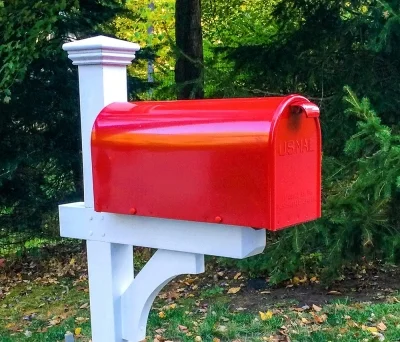 Red mailbox