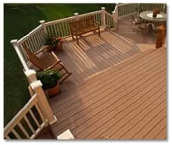 Wood Deck without Roof.