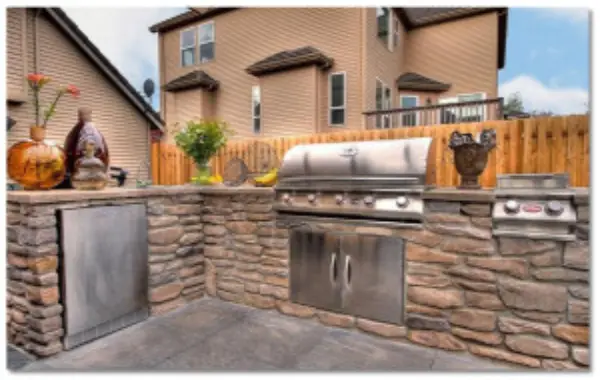 Patio kitchen.