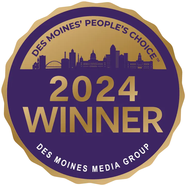 2024 Des Moines' People's Choice Award logo.