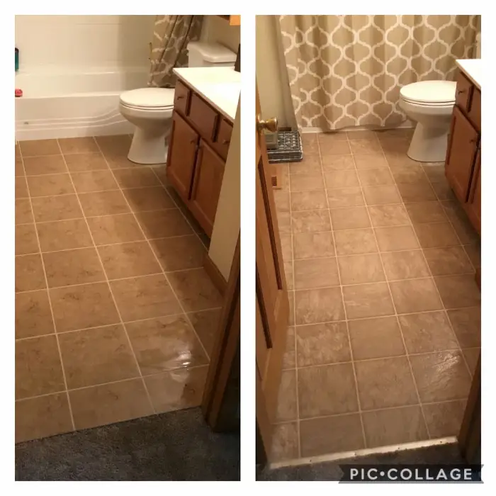 Tile installation 