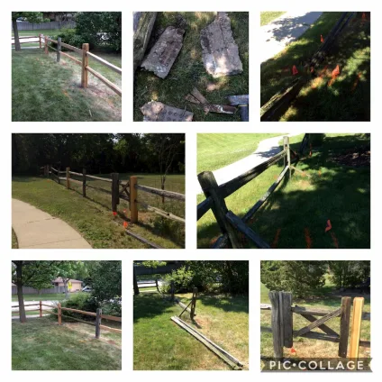 Fence Repair in Hanover Park, IL.