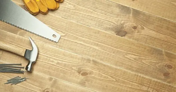 Set of tools used by handyman during cabinet repair service in dallas