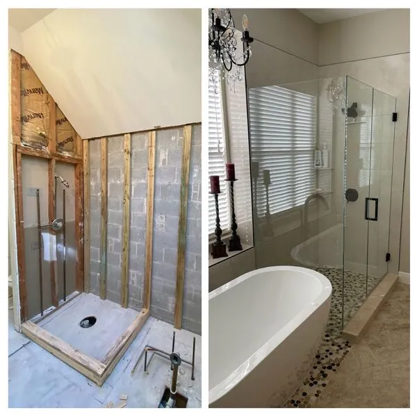 An experienced bathroom remodel in Carol Stream, IL by Mr. Handyman of Wheaton-Hinsdale.