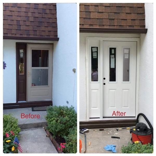 Door installation and door repair in Carol Stream, IL by Mr. Handyman.