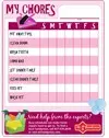 girls chore chart