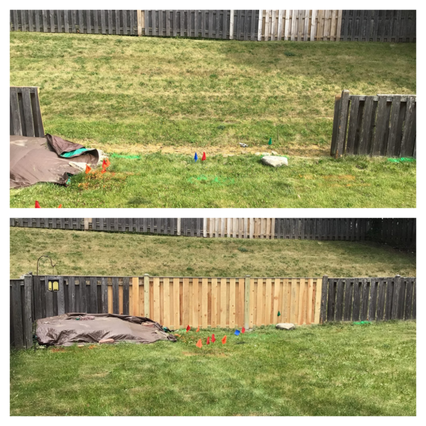 Fence repair in Hinsdale, IL by the team at Mr. Handyman of Wheaton-Hinsdale.