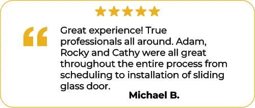 Review about sliding door services.